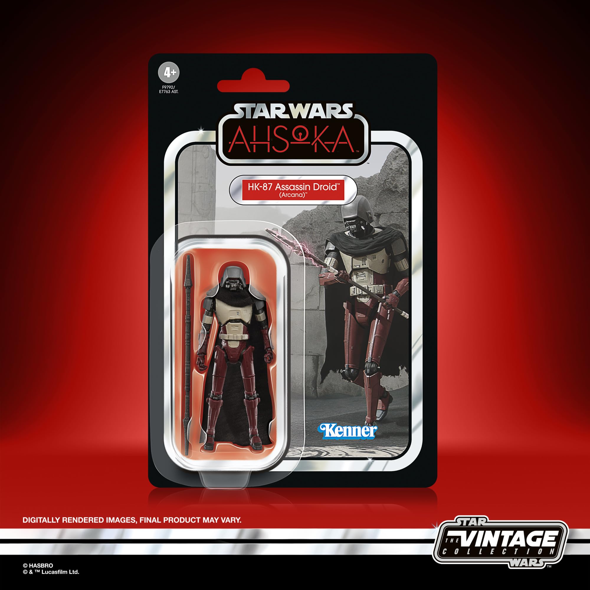 STAR WARS HK-87 Arcana figure demonstrates articulation for dynamic posing