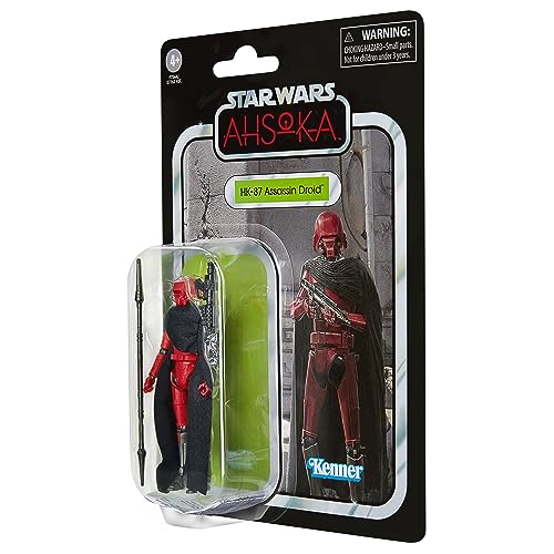 STAR WARS HK-87 Assassin Droid with staff and blaster accessories for action scenes