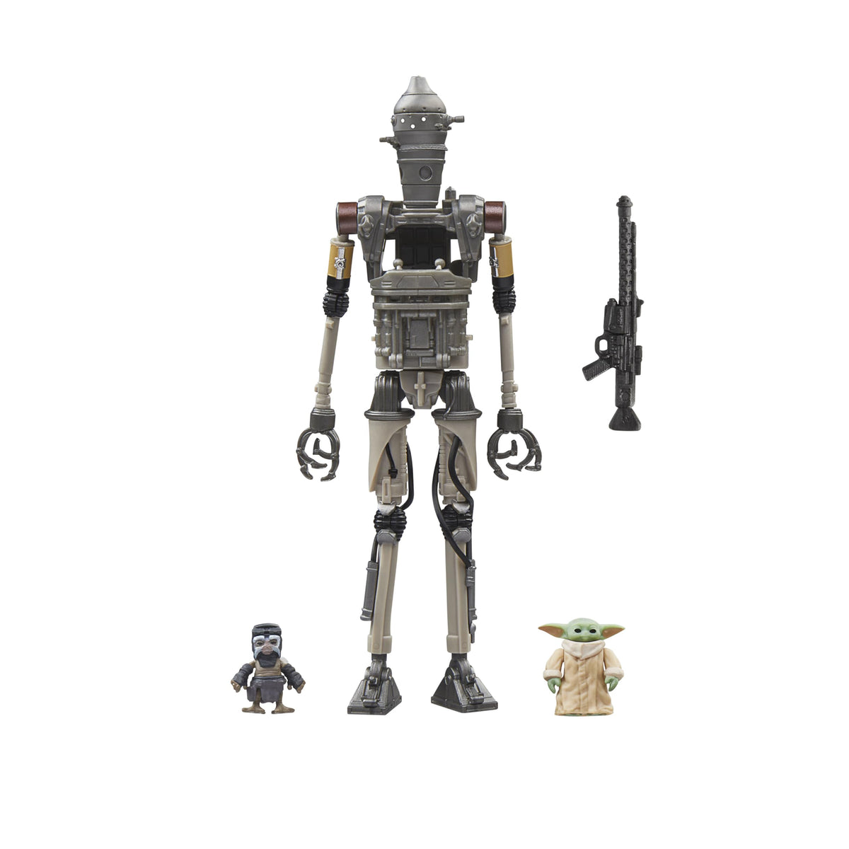 STAR WARS Vintage IG-12 Grogu Anzellan figures for shelf display and collectible storytelling.