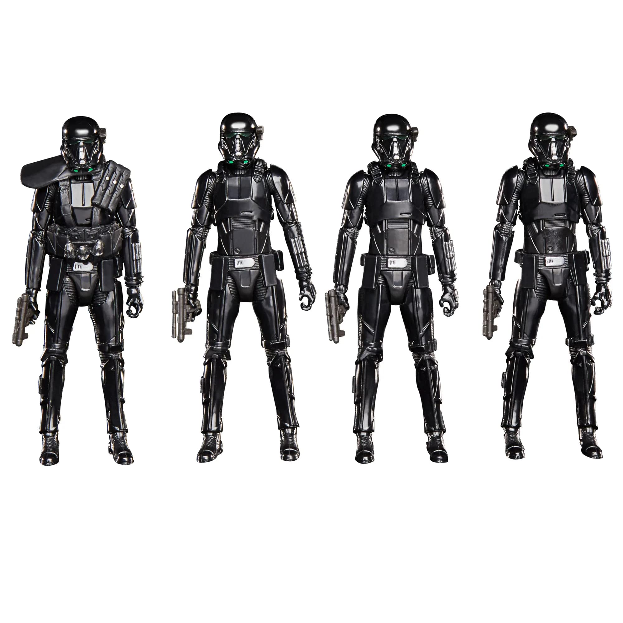Star Wars Vintage Collection Imperial Death Trooper armor detail with dark gleam.
