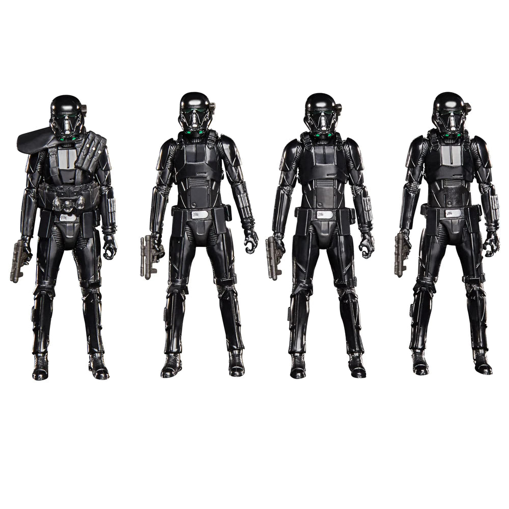 Star Wars Vintage Collection Imperial Death Trooper armor detail with dark gleam.