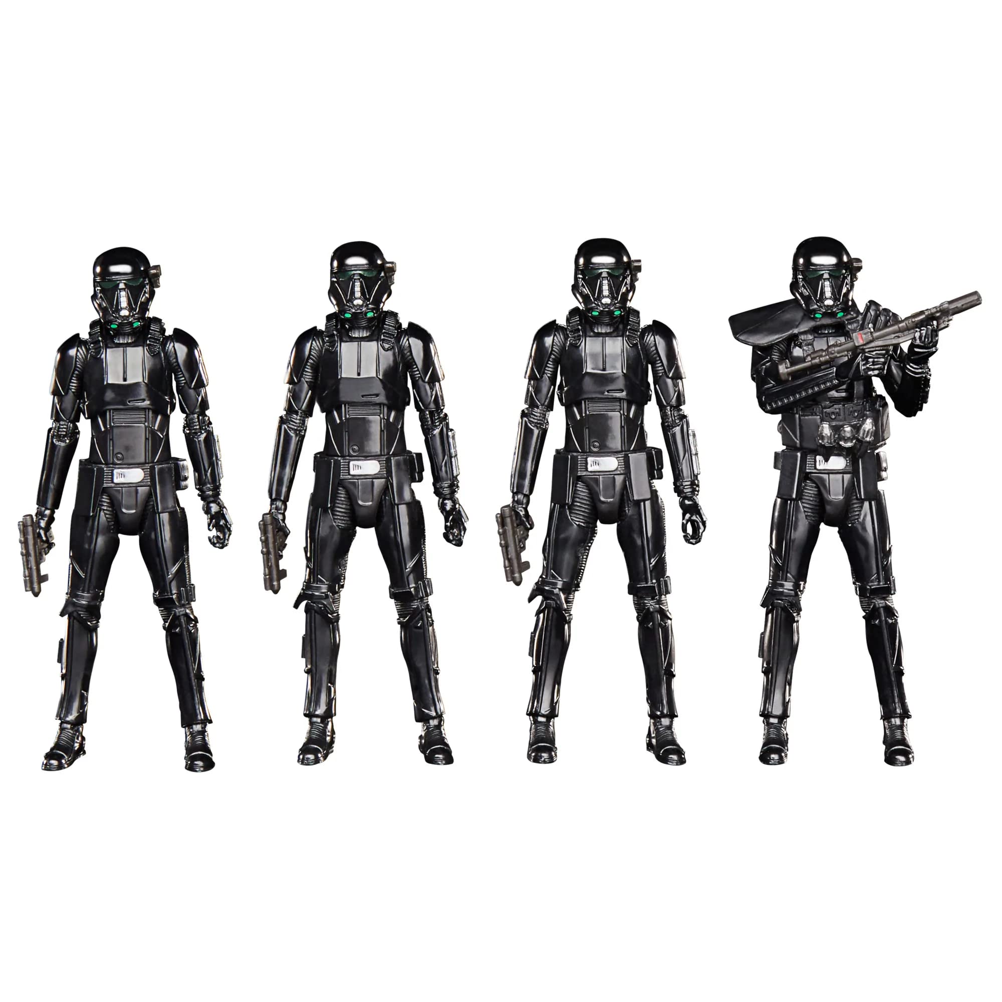 Star Wars Vintage Collection Imperial Death Trooper armor detail highlights premium craftsmanship.