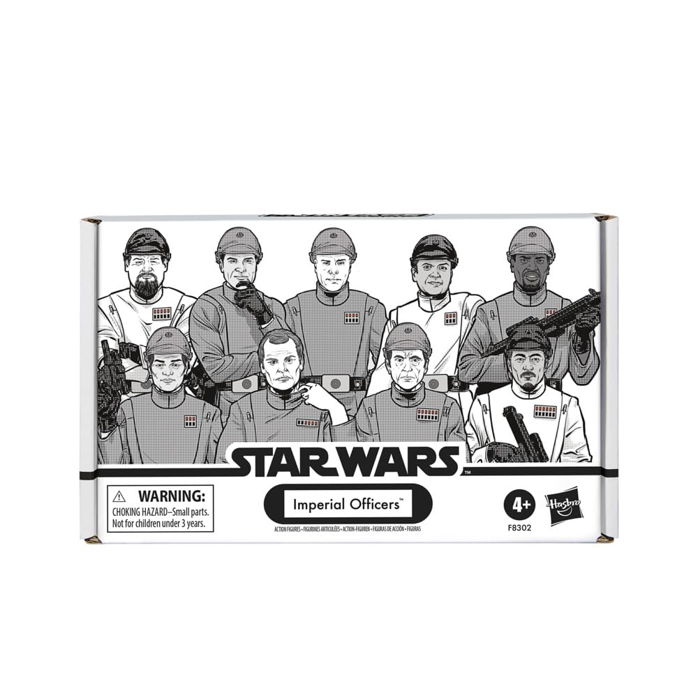 Star Wars The Vintage Collection Imperial Officers 4-pack figures ready for display or imaginative play.