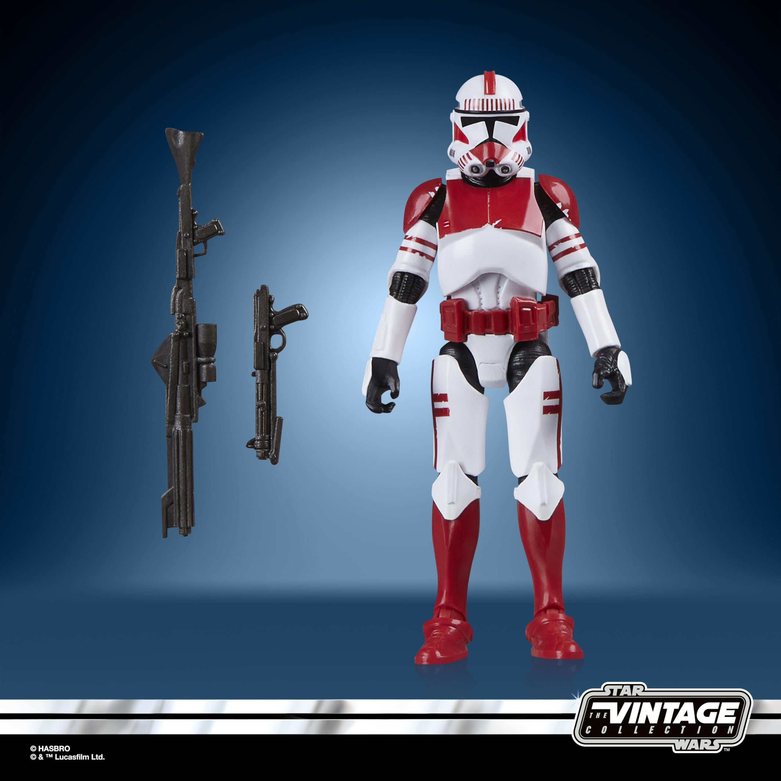 STAR WARS Vintage Collection Imperial Shock Trooper clone-wars-inspired design appeal.