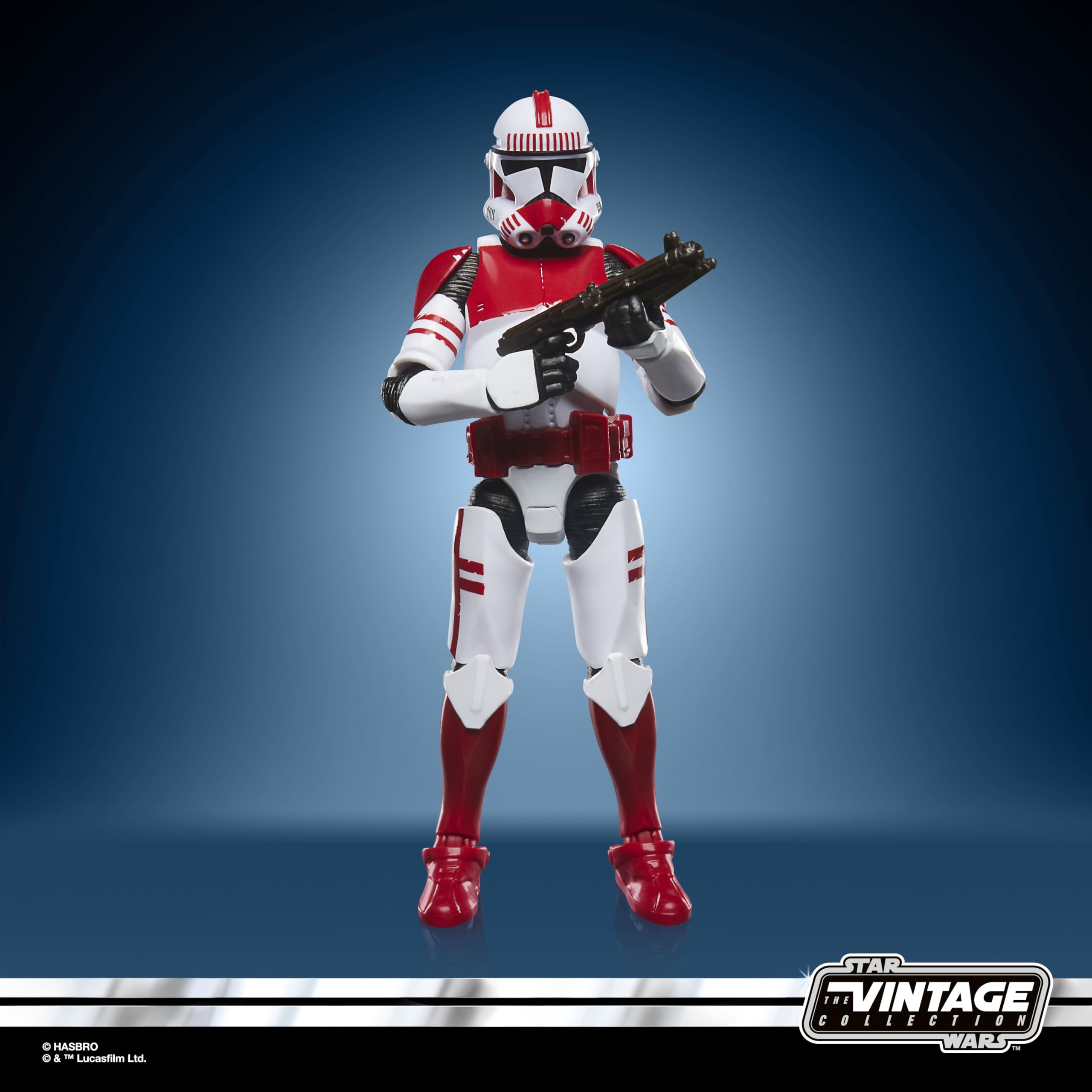 STAR WARS Vintage Collection Imperial Shock Trooper display-ready figure on shelf.