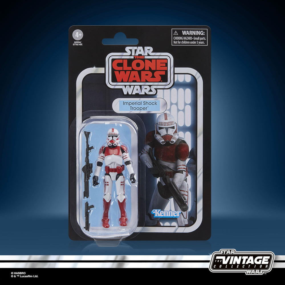 STAR WARS Vintage Collection Imperial Shock Trooper poseable figure in action-ready stance.