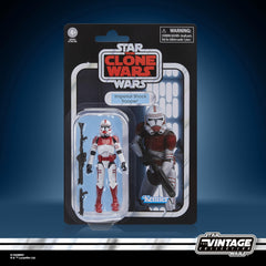 STAR WARS Vintage Collection Imperial Shock Trooper poseable figure in action-ready stance.