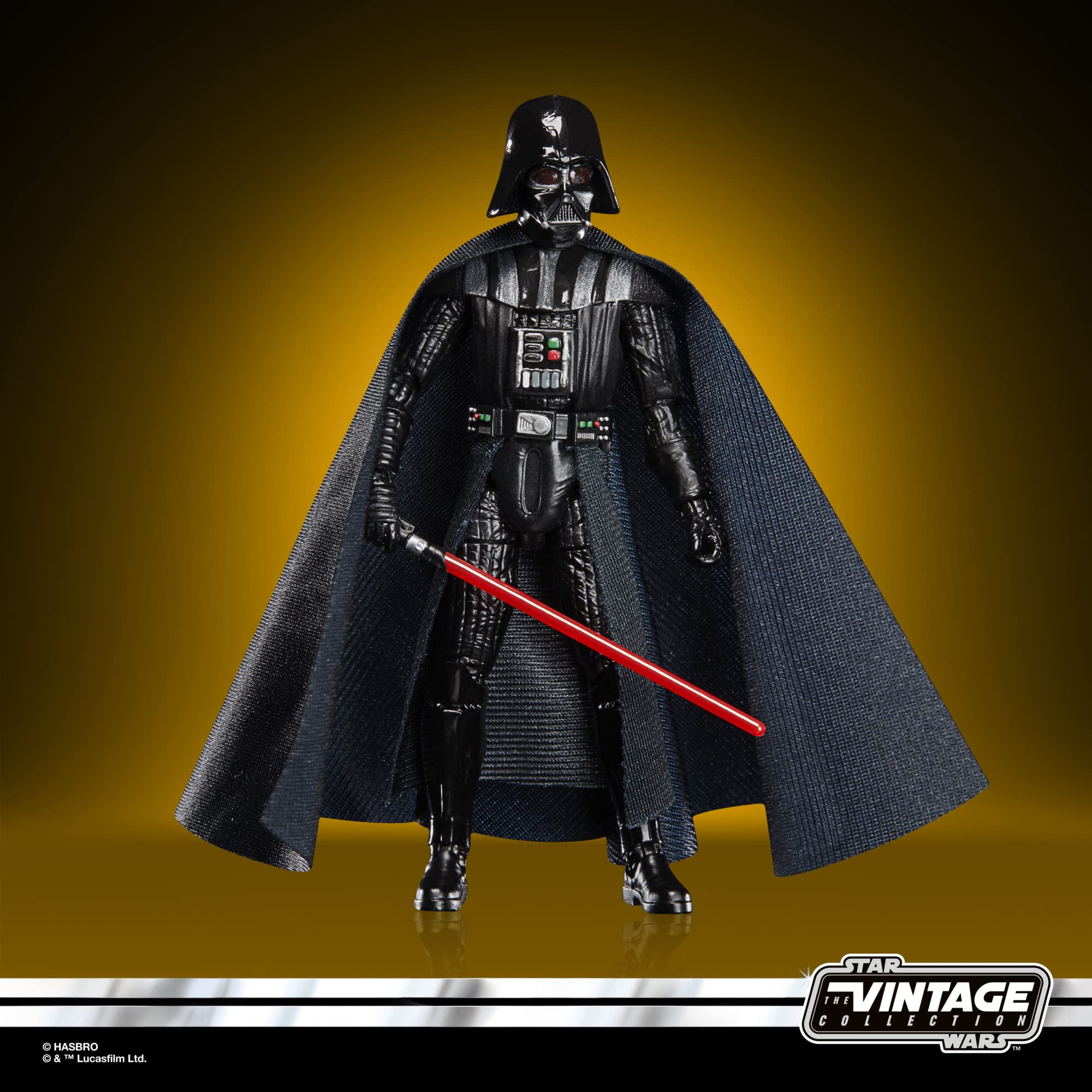 STAR WARS Vintage Collection packaging with Kenner-inspired styling boosts display value.