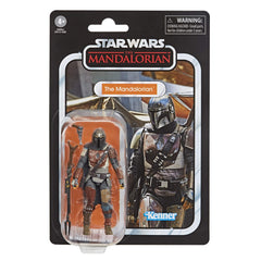 STAR WARS The Vintage Collection Mandalorian figure in dynamic pose for imaginative play.