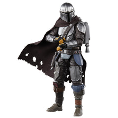 Star Wars Vintage Collection Mandalorian figure in dynamic pose with premium detailing.