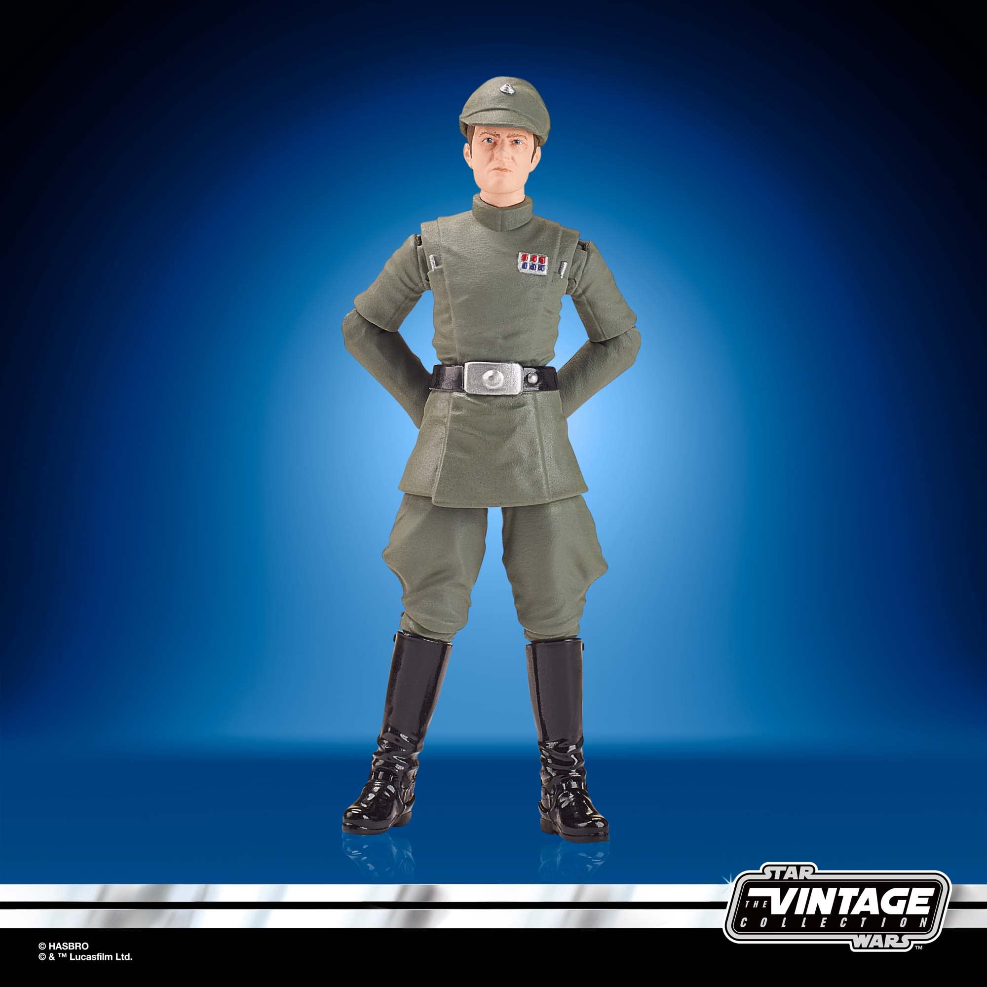 STAR WARS Moff Jerjerrod figure with blaster accessory ready for action