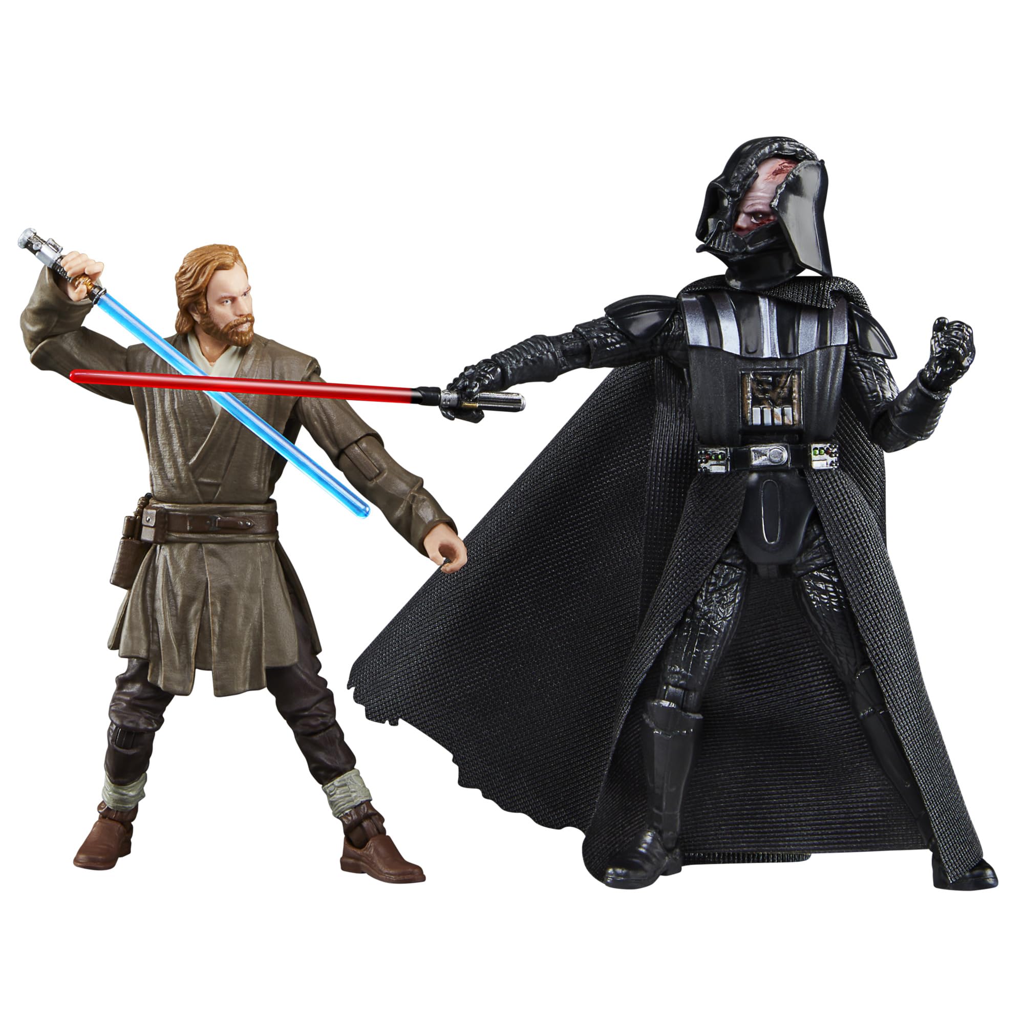 STAR WARS Vintage Collection Obi-Wan Kenobi showdown figure 2-pack with premium poseability.