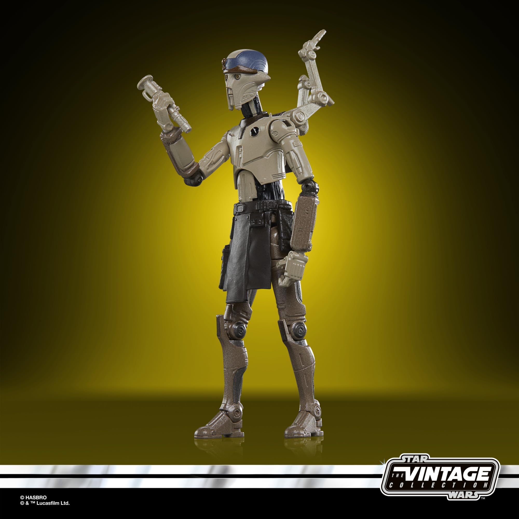 STAR WARS The Vintage Collection Professor Huyang figure, display-ready pose for shelf or diorama.