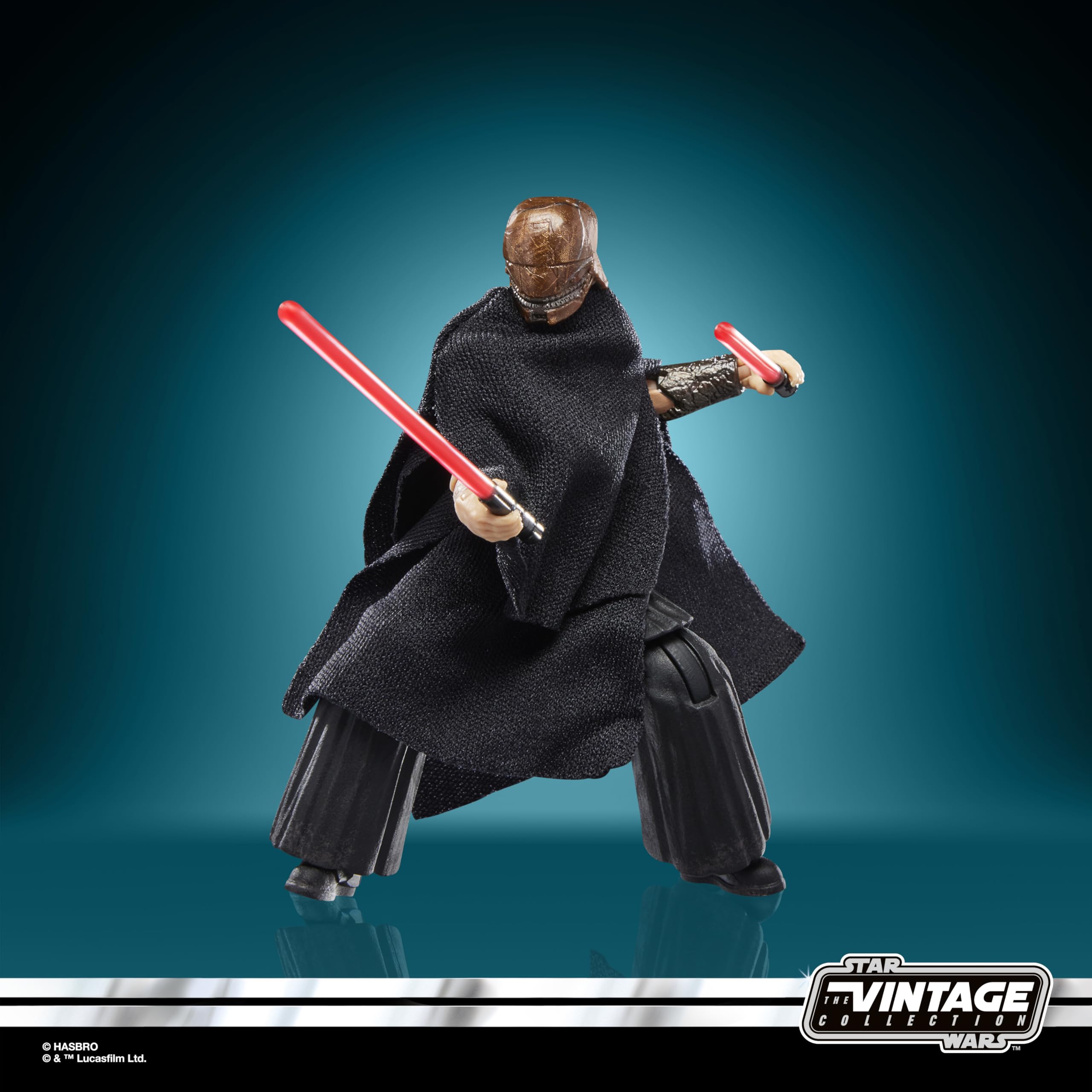 Star Wars The Stranger (Qimir) long and short red lightsabers for action