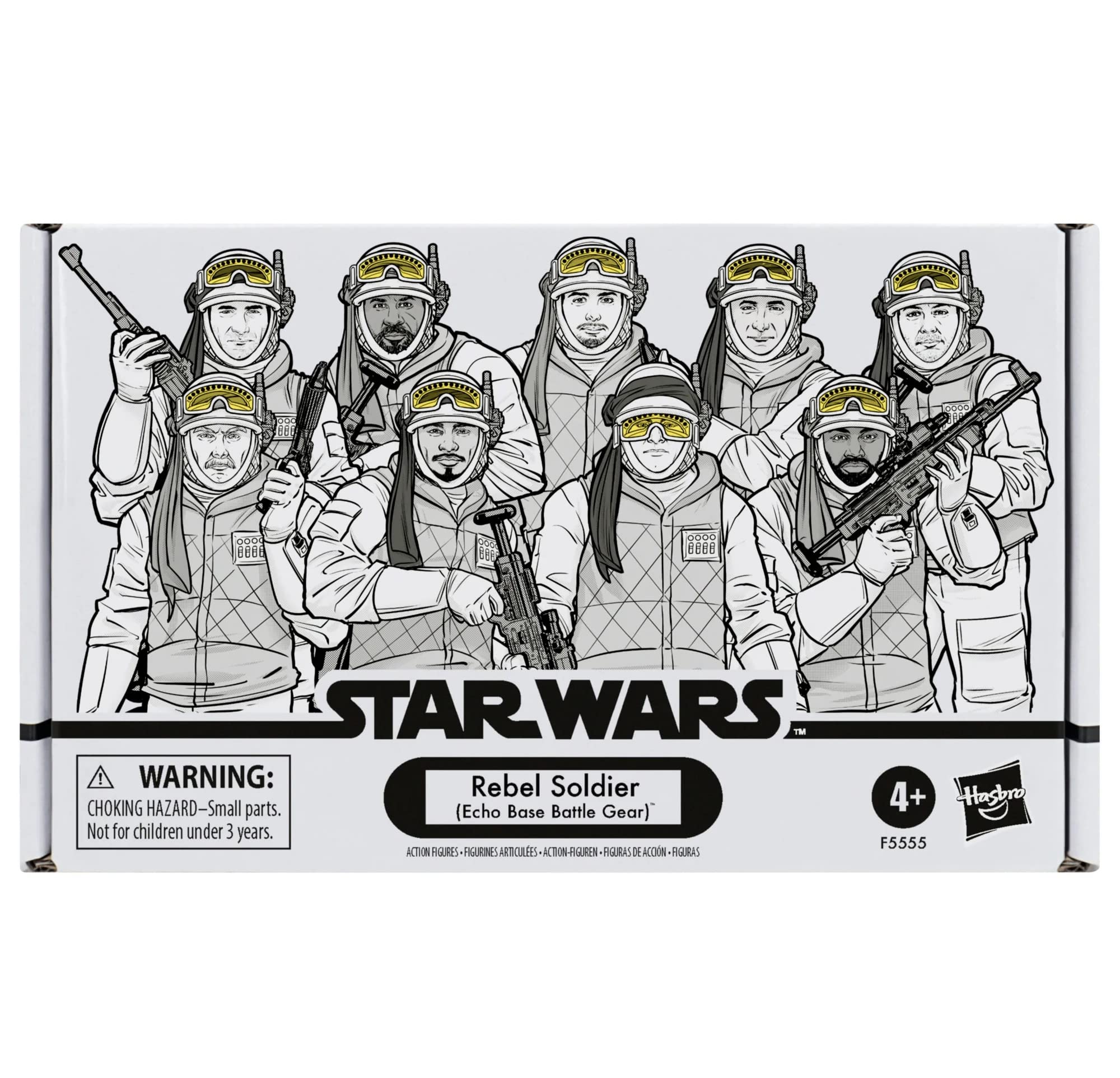 STAR WARS Rebel Soldier action figure with Echo Base gear for imaginative play