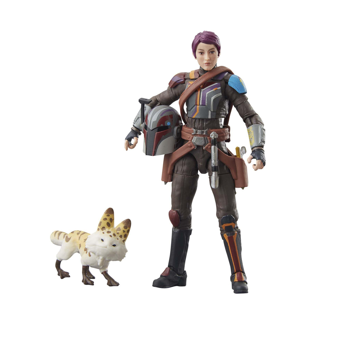 Star Wars The Vintage Collection Sabine Wren figure, highly detailed poseable for display.