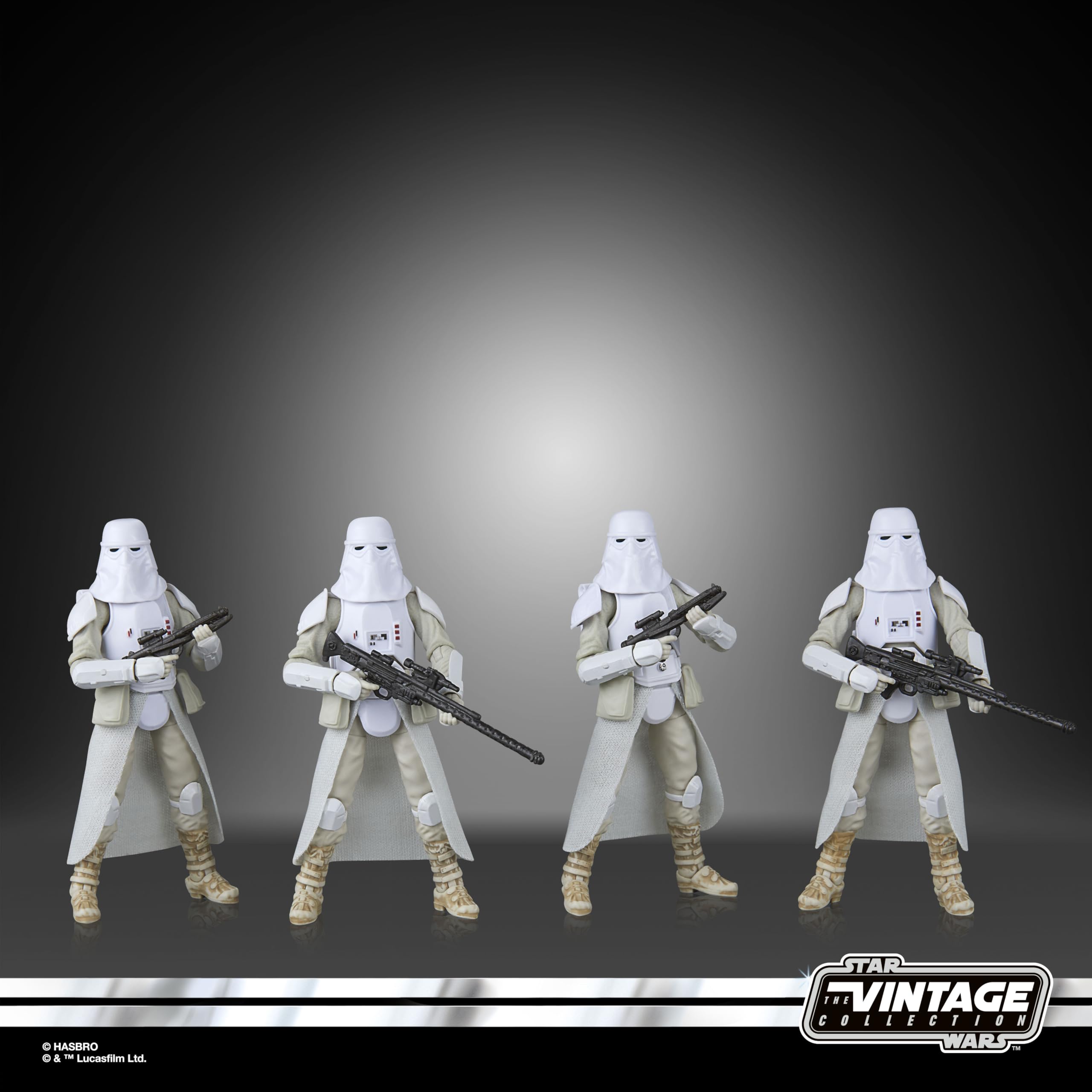 STAR WARS Vintage Collection Snowtrooper 4-Pack removable backpacks for authentic army-building