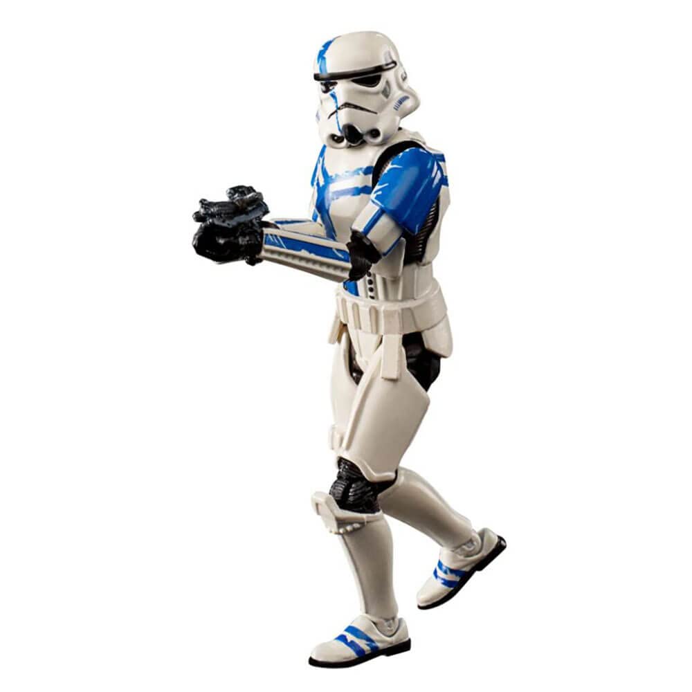 Star Wars Stormtrooper Commander figure, front view for display and poseable play