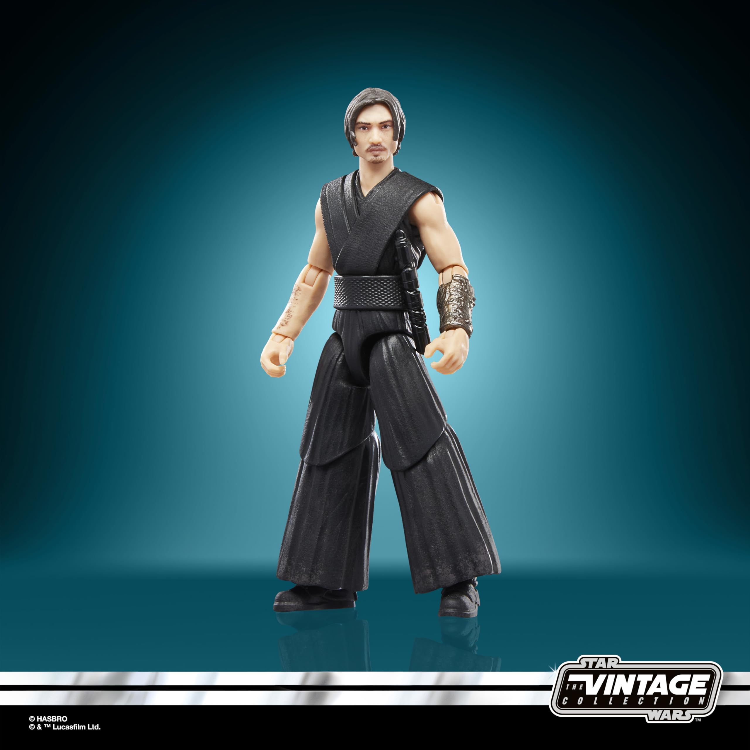 Star Wars The Stranger (Qimir) figure with soft goods cape adds authentic movement