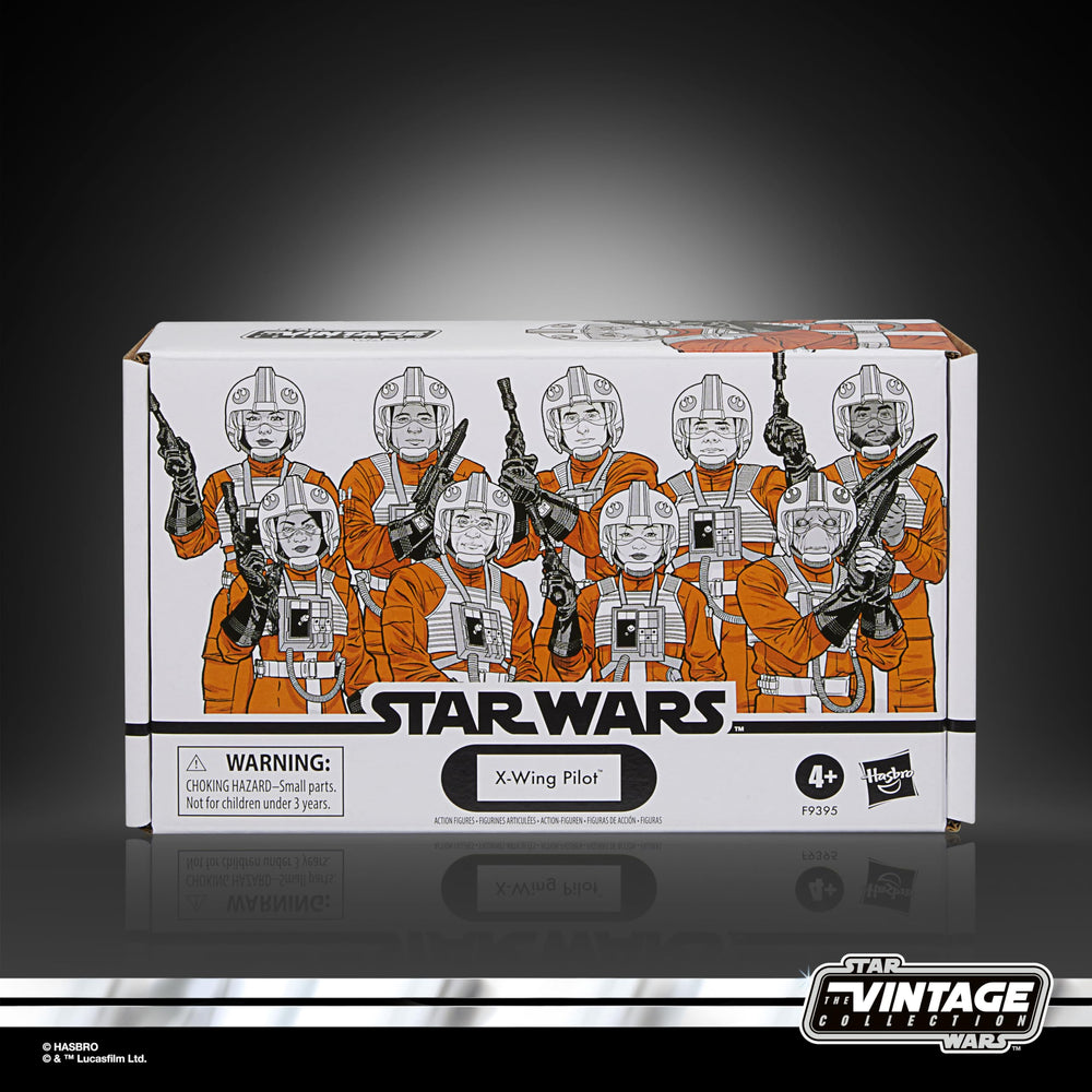 STAR WARS The Vintage Collection X-Wing Pilot figure detail with premium deco.