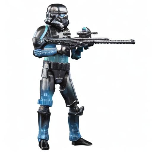 Close-up detail of Shadow Stormtrooper reveals cloaking-inspired design cues.