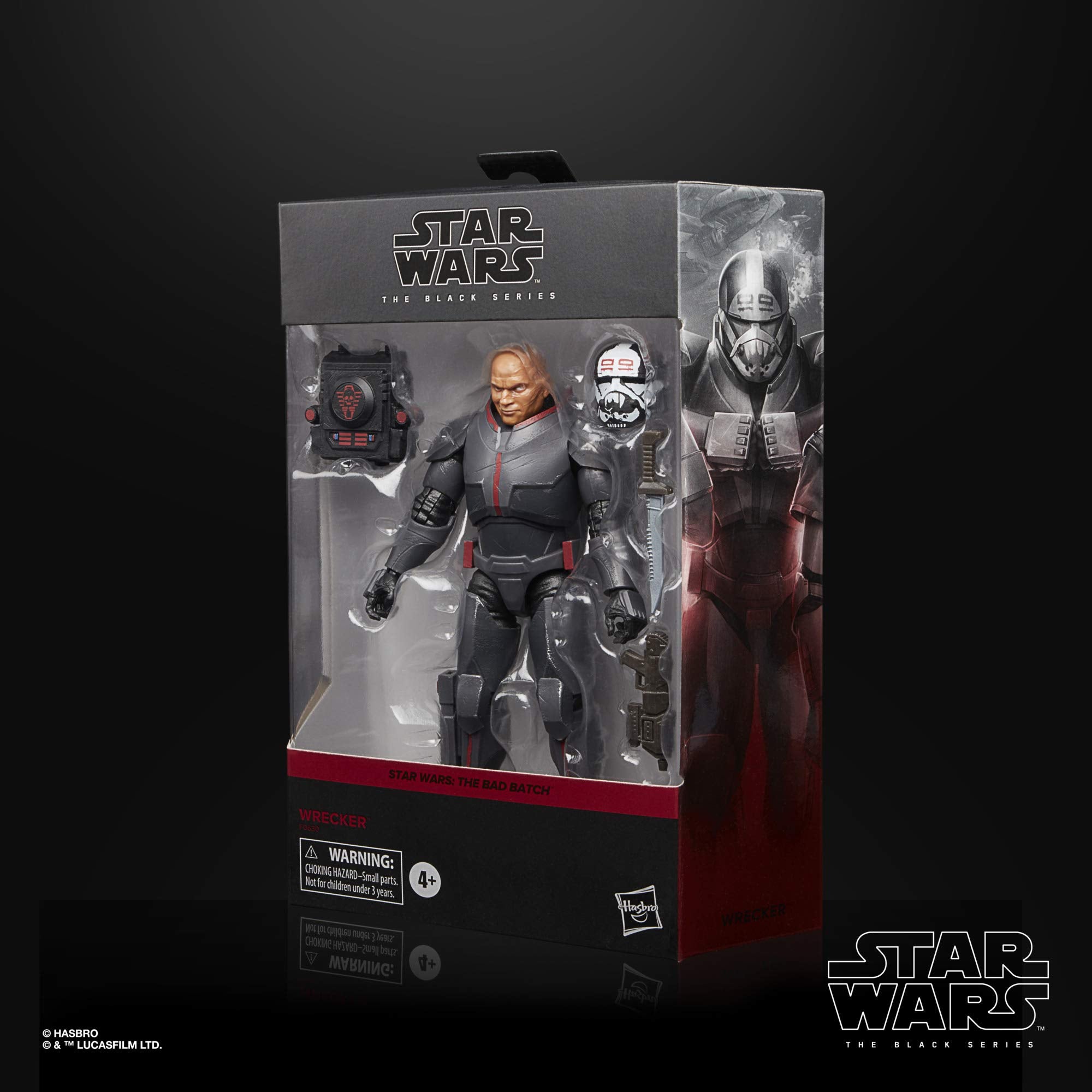 STAR WARS Wrecker with four detachable accessories expands storytelling options.