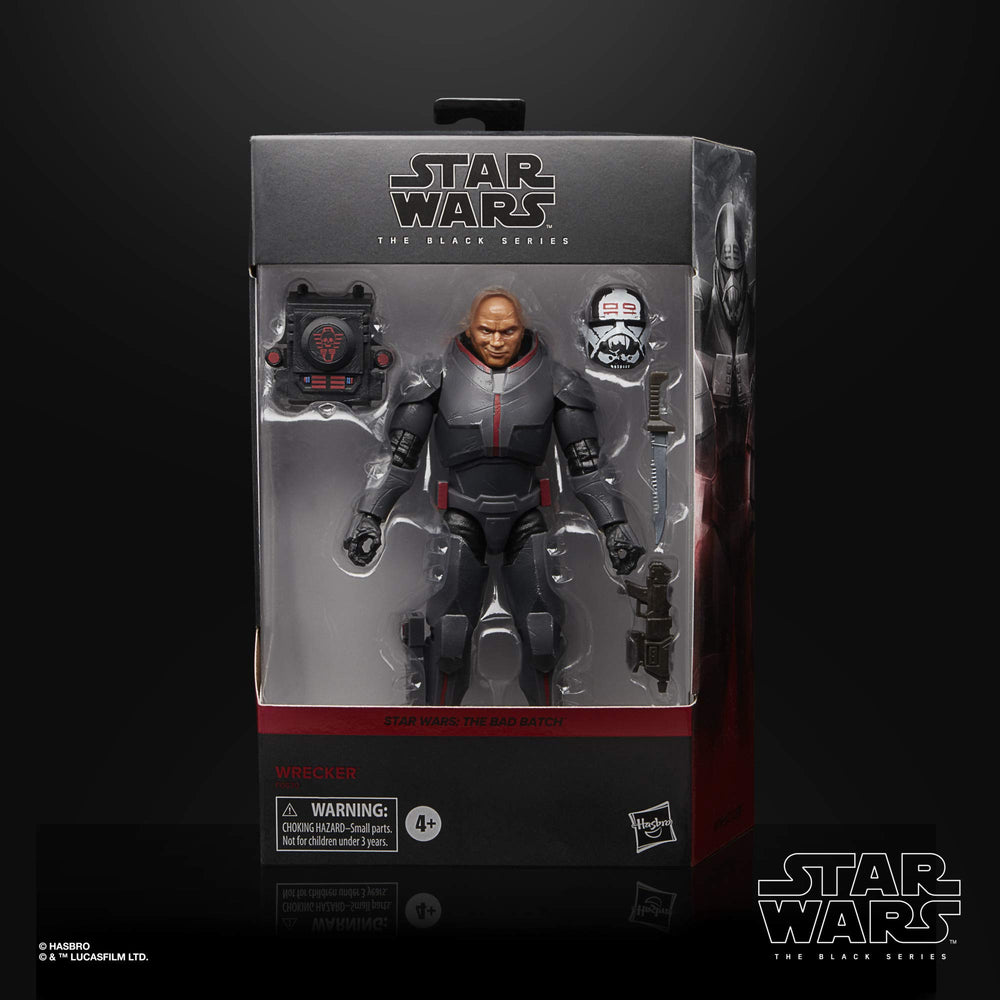 STAR WARS Wrecker articulation close up shows premium detailing for collectors.