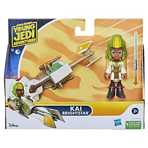 Star Wars Kai Brightstar figure with molded helmet for authentic look.