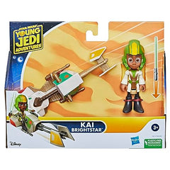 Star Wars Kai Brightstar figure with molded helmet for authentic look.