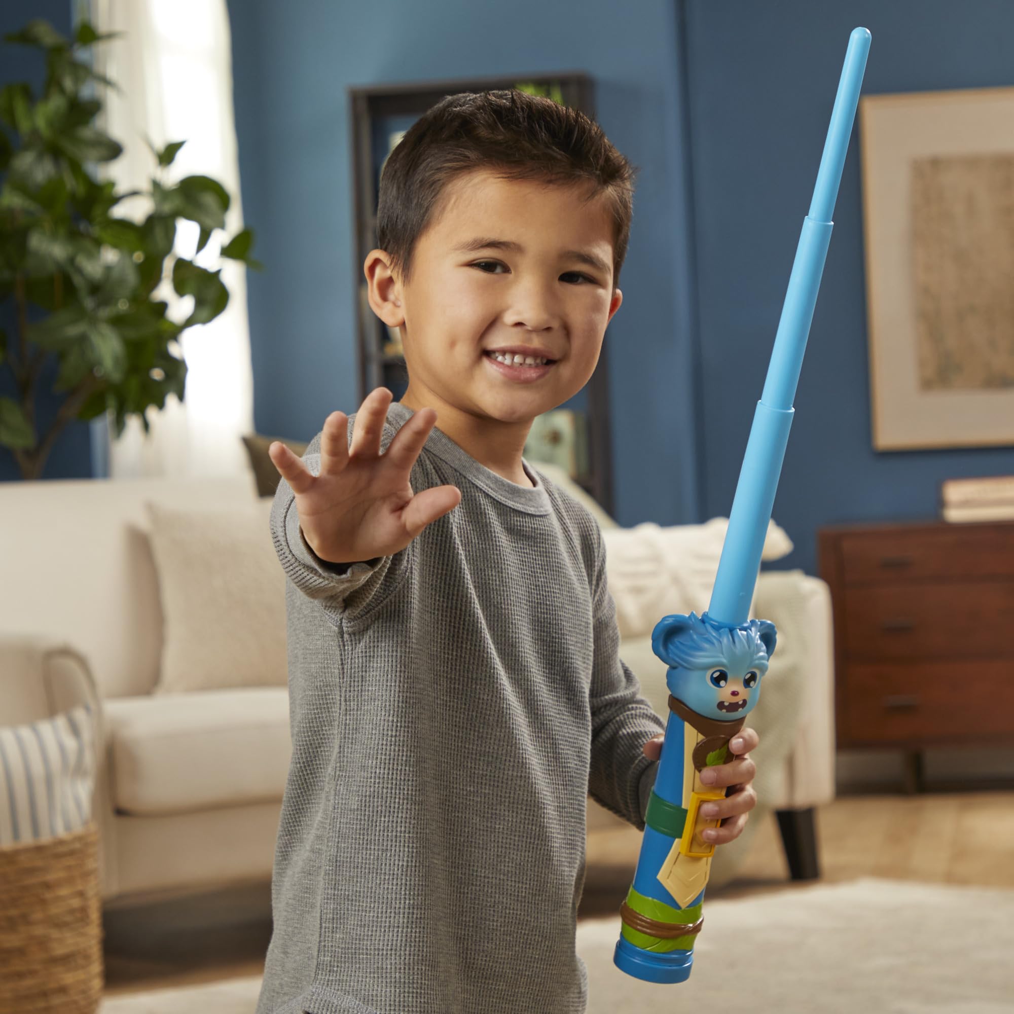 STAR WARS Nubs Lightsaber extended blade for dynamic action play.