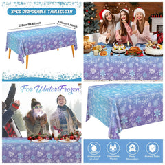 Staraise durable PE tablecloth protects surfaces and cleans easily