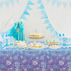 Staraise winter wonderland print enhances birthday and holiday gatherings