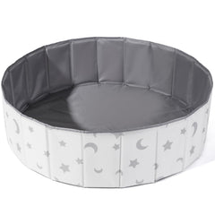 STARBOLO 40-inch ball pit folded for easy portability and travel