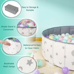 STARBOLO baby play yard doubles as pet space and toy storage