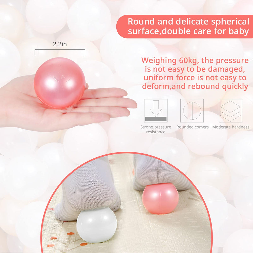 STARBOLO ball pit 100 pearls kid-friendly play near a pool with balls