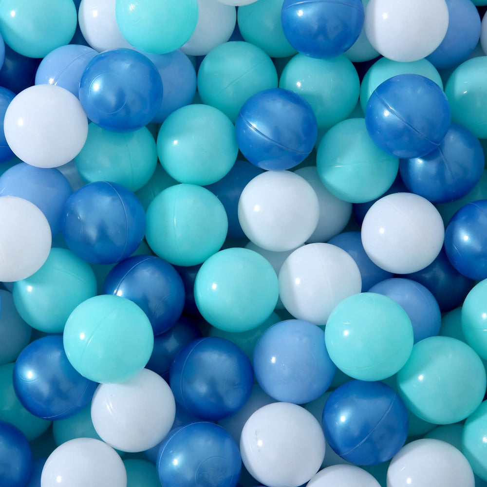 STARBOLO ball pit balls blue 100 pcs, durable and easy to clean for kids.