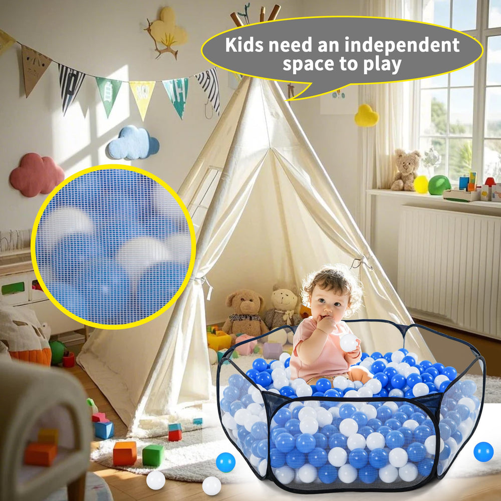 STARBOLO Ball Pit Folded Storage Bag for portable storage