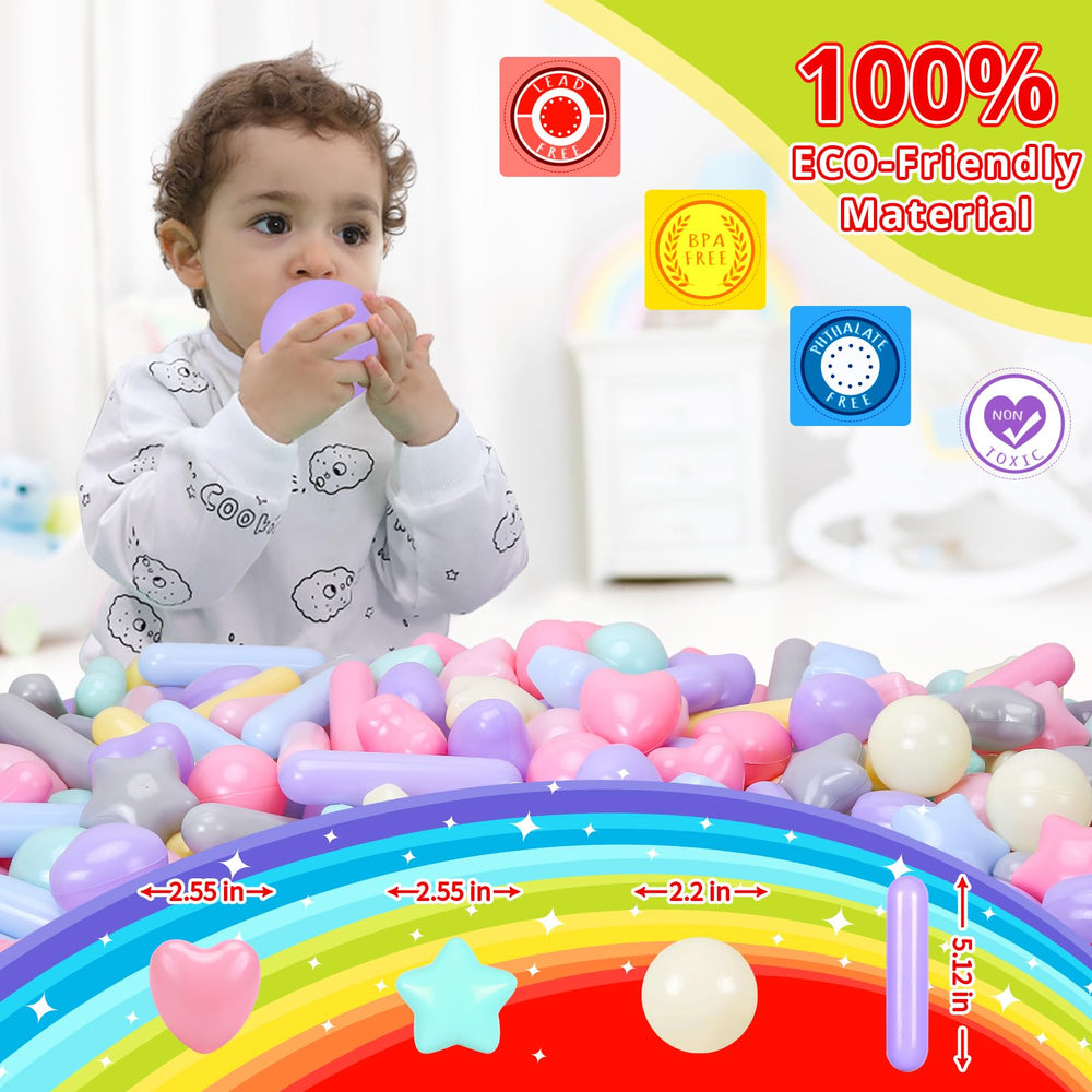 STARBOLO ball pit in play tent setup offers a safe imaginative space.