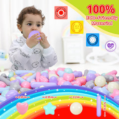 STARBOLO ball pit in play tent setup offers a safe imaginative space.