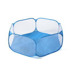 STARBOLO Kids Ball Pit blue assembled, ready-for-play indoor fun