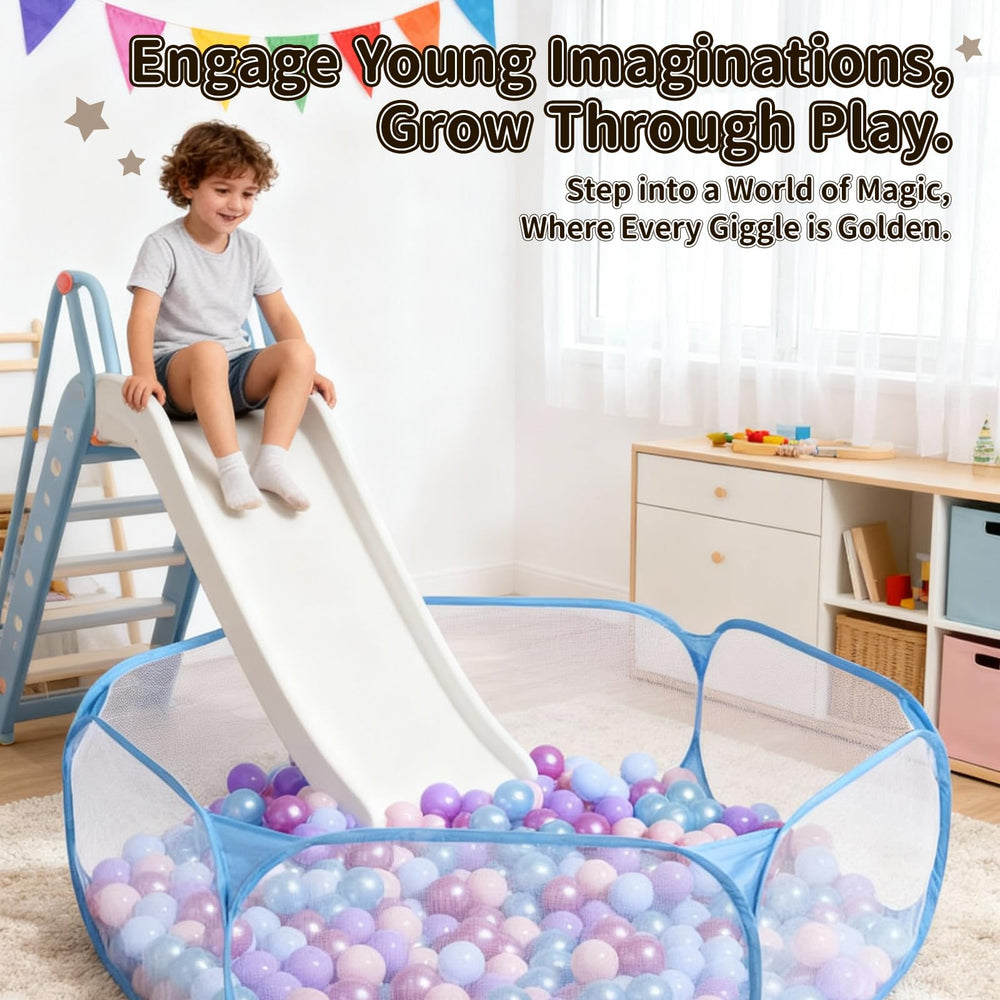 STARBOLO Kids Ball Pit blue bedroom use invites calm, contained playtime