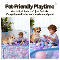 STARBOLO Kids Ball Pit blue outdoor park use suitable for on-the-go fun