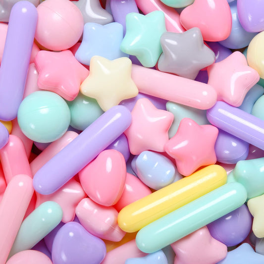 STARBOLO Macaron balls close-up in vibrant colors for sensory play.