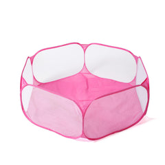 STARBOLO pink hexagon ball pit open for indoor play and exploration