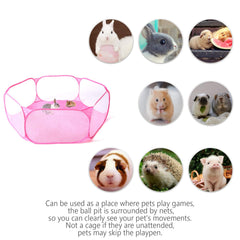 STARBOLO pink hexagon ball pit ideal for playrooms and small spaces