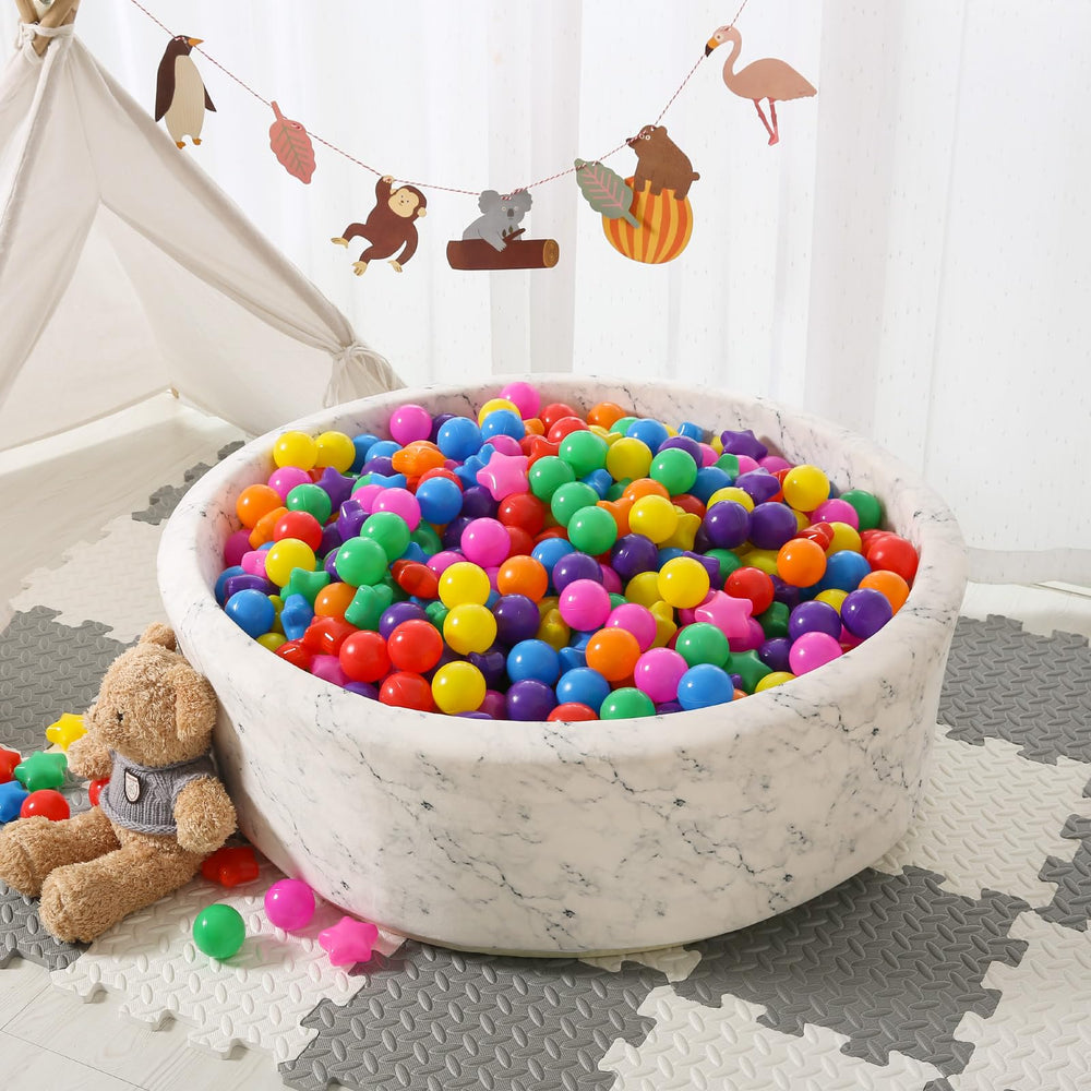 STARBOLO soft edged balls protect little fingers during exploration.