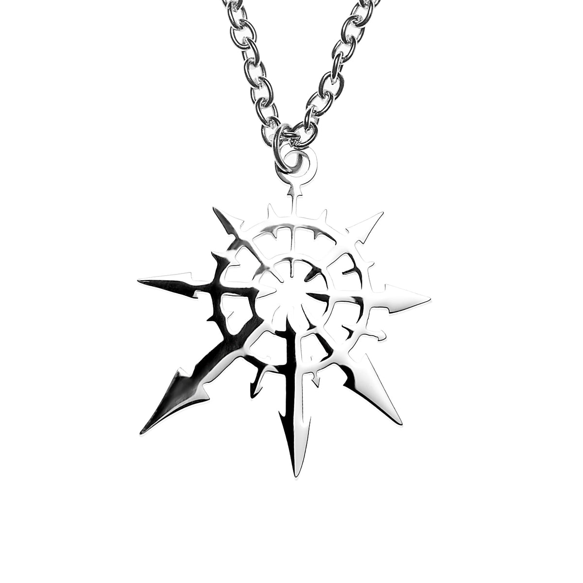 Starforged Chaos Four Gods necklace main view for bold daily wear.