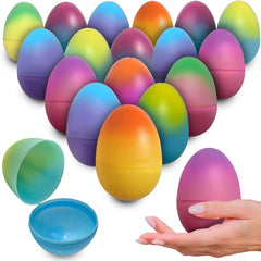 Stargo 32-pack pastel ombre Easter eggs ready for hunts and fillings