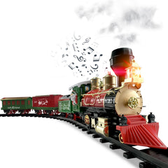 Stargo Christmas Train Set with lights and music for enchanting tree-side play