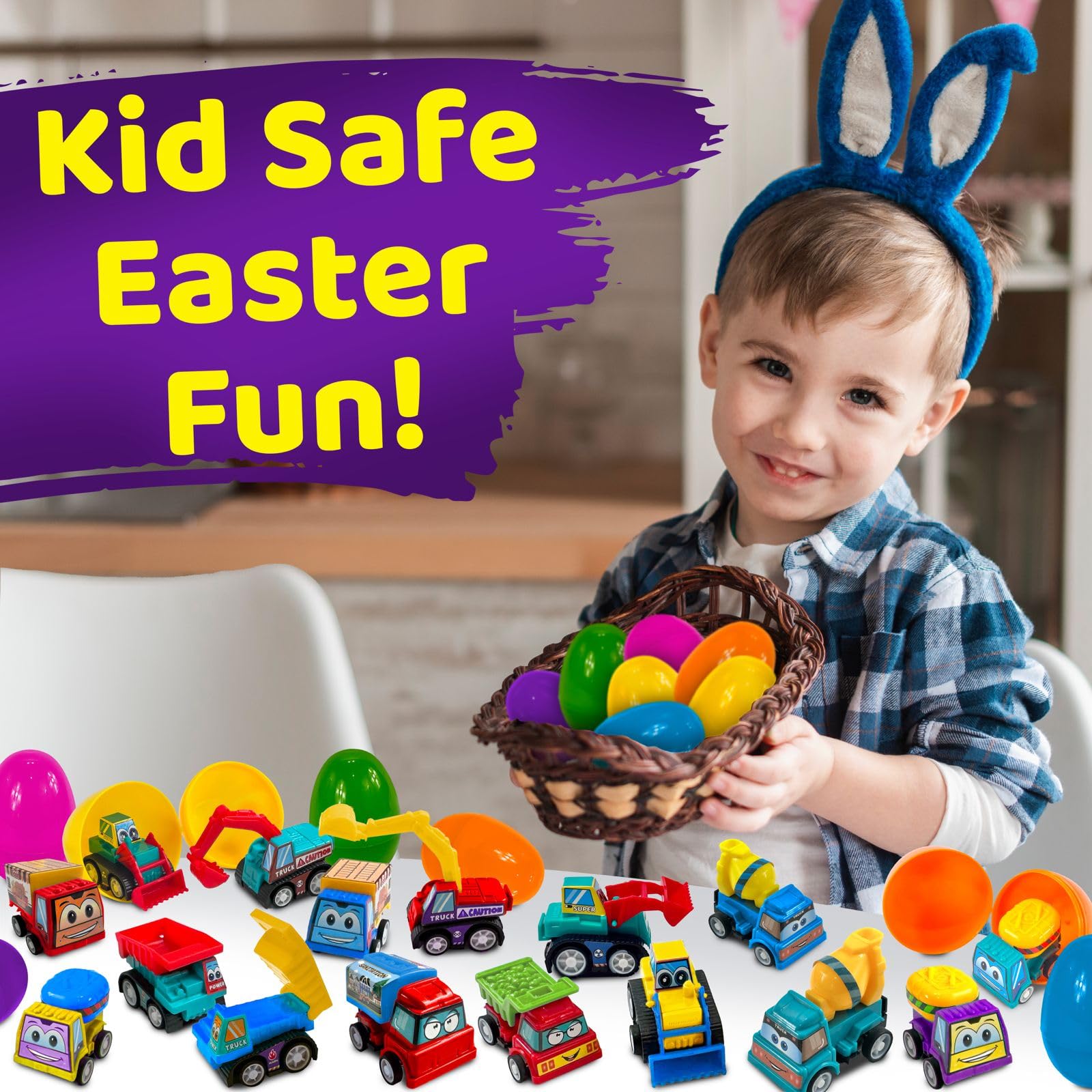 Stargo thick plastic eggs are durable and long-lasting.